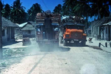 Verkehr in Jambiani, Sansibar